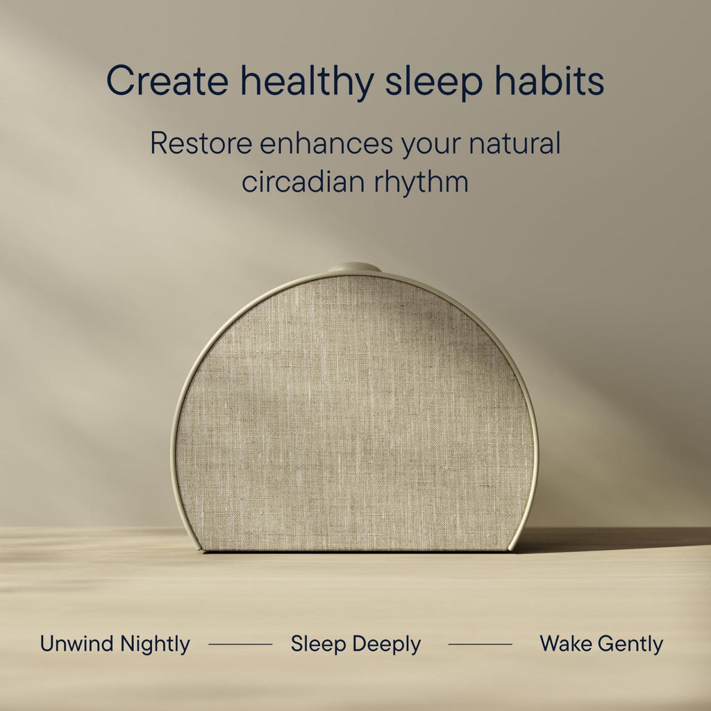 Restore Smart Sleep Companion – Sunrise Alarm, Sound Machine & Bedtime Routine Hub