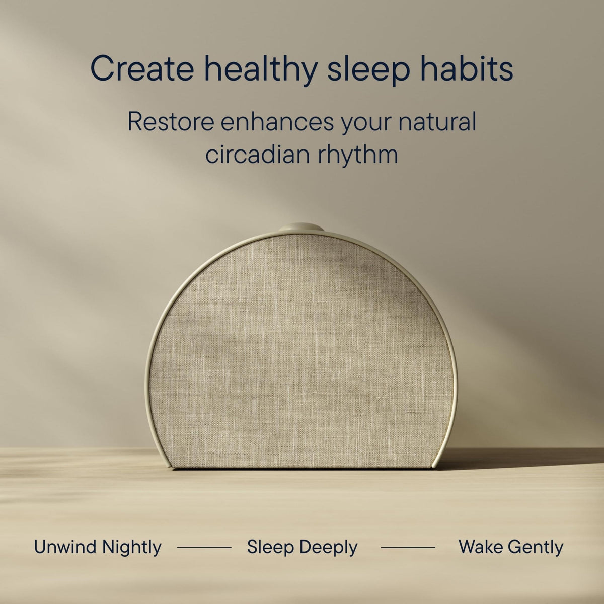 Restore Smart Sleep Companion – Sunrise Alarm, Sound Machine & Bedtime Routine Hub
